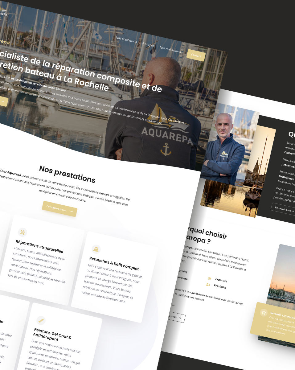 Création site internet La Rochelle - Léana Brisson - Webdesigner freelance & graphiste